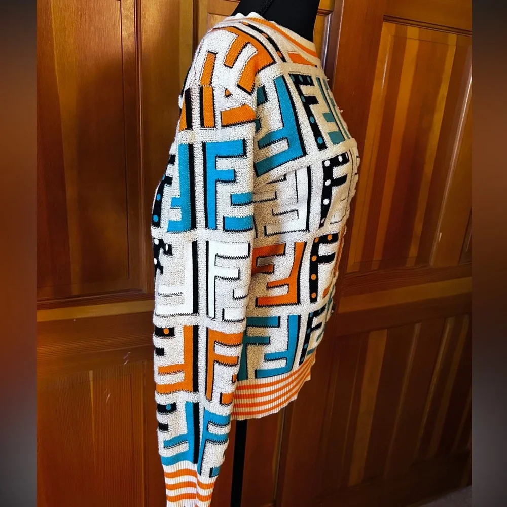 Multicolor Monogram Sweater - Picture 4 of 13